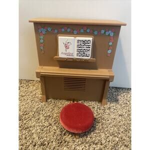 American Girl ANGELINA BALLERINA Musical Piano With Chair 2001 Doll Toy